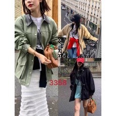 批发韩版新款气质个性领穿绳束腰大口袋气质中长款风衣女