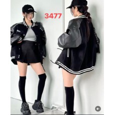 批发美式<b class='q'>街头</b>朋克PU皮衣潮流早秋情侣外套刺绣ins机车夹克外套