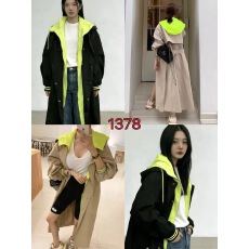 批发韩国东大门2026春款新款复古工装风衣女<b class='q'>中长款</b>宽松显瘦过膝外套潮