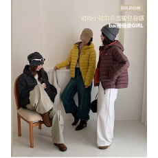 批发TANKE2026秋冬新款<b class='q'>羽绒服</b>连帽<b class='q'>男</b>女同款轻薄时尚宽松拍骨棉服外套