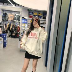批发欧韩小众扎染oversize美式高街卫衣连帽韩系慵懒风帽衫