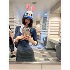 批发假两件打底衫上衣纯欲<b class='q'>气质</b>撞色条纹<b class='q'>衬衫</b>领长袖女