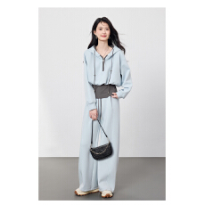 批发春秋季新款假两件<b class='q'>卫衣</b><b class='q'>套装</b>休闲卫裤<b class='q'>女</b>运动风两件<b class='q'>套装</b>