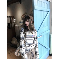 批发原版做工（广州原版面料 ）韩版新款polo领长袖<b class='q'>t</b><b class='q'>恤</b>女