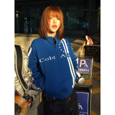 批发美式街头立领夹克<b class='q'>外套女</b>秋新款刺绣短款卫衣开衫y2k轻亚风上衣女