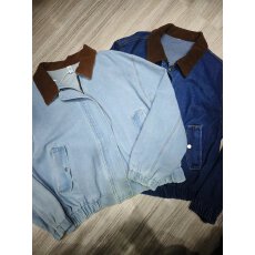 批发实拍牛仔外套