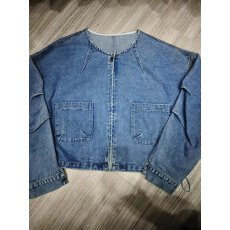 批发实拍牛仔外套