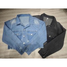 批发实拍牛仔外套