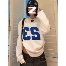 批发【220g纯棉】字母刺绣贴布+贴标 <b class='q'>长袖</b>V领<b class='q'>T</b><b class='q'>恤</b><b class='q'>男</b>女实价