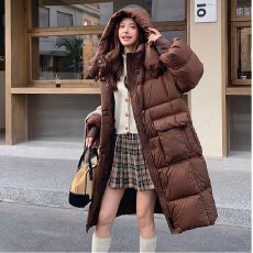 批发官图长款羽绒棉服女新款宽松加厚高级感超好看棉衣外套<b class='q'>冬</b>款