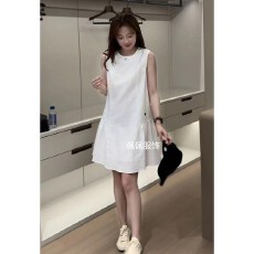 批发佩佩PC 【刺绣无袖连衣裙】连衣裙