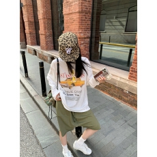 批发雪花棉印花长袖白色T恤女秋季新款美式复古宽松显瘦圆领上衣