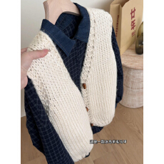 批发秋冬穿搭一整套清纯白月光穿搭套<b class='q'>装</b>女针织马甲叠穿格纹<b class='q'>衬衫</b>两件套