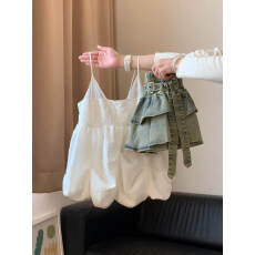 批发巨好看甜美少女风<b class='q'>花苞</b>无袖吊带背心女2026初夏可外穿百搭减龄上衣