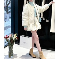 批发2025秋冬小个子穿搭加厚保暖棉服外套<b class='q'>蓬蓬</b>半身裙洋气百搭两件套装