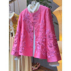 批发新中式女装刺绣<b class='q'>外套</b>2025<b class='q'>新款</b>今年流行气质高级感国风上衣传统服饰