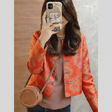 批发高级感新中式女装国风外套女2026年新款今年流行爆款复古唐装上衣