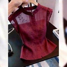 批发独特漂亮超好看上衣女2026年春夏新款法式设计感小众时尚气质女装