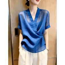批发今年流行的新款高知小资上衣2026年夏季重要场合漂亮高端气质衣服