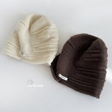 批发韩系新款100%纯羊毛堆堆帽秋<b class='q'>冬</b>季宽松时尚针织帽高品质冷帽