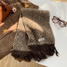 针织围巾2025新款秋冬季高级羊毛混纺韩系百搭保暖护颈围脖