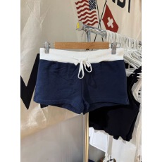 批发BM风新款撞色拼接运动休闲热<b class='q'>裤</b>抽绳短<b class='q'>裤</b>女<b class='q'>修身</b>显瘦百搭紧身睡<b class='q'>裤</b>