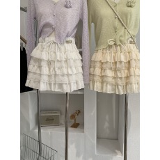 批发<b class='q'>蕾丝</b>拼接蛋糕<b class='q'>半身裙</b>春夏季高腰显瘦A字蓬蓬短裙