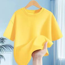 批发男女童100%纯棉短袖<b class='q'>t</b><b class='q'>恤</b><b class='q'>宝宝</b>夏季纯色半袖儿童洋气上衣打底衫潮