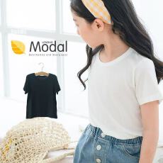 批发<b class='q'>男</b><b class='q'>女</b><b class='q'>童</b>纯棉短袖T恤夏季薄款宝宝圆领上衣儿童黑白色半袖体恤衫