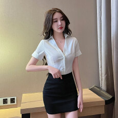 批发ktv包厢公主工作服新款<b class='q'>高端</b>养生馆美容院足浴技师工服包臀裙套装