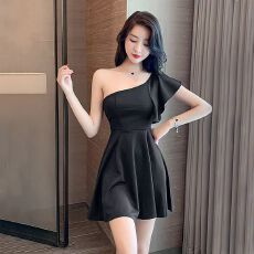 批发新款性感<b class='q'>夜店</b><b class='q'>连衣裙</b>复古设计感改良版旗袍裙女夜场桑拿足浴工作服