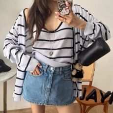 批发ins韩系<b class='q'>夏</b>季薄款气质慵懒凉爽长袖针织衫开衫+吊带两件套