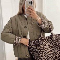 批发INS <b class='q'>欧美</b>时尚休闲棉衣棉服外套女
