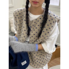 批发有货chic 韩版点点 羊羔毛 加棉<b class='q'>马甲</b>