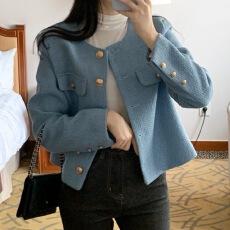批发有货韩国chic <b class='q'>秋</b>冬法式小香风外套西服