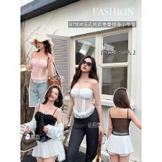 批发法式纯欲风鱼骨修身小吊带显瘦时尚百搭打底女内衣