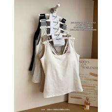 批发跨境新品加肥加大版 宝藏chic带胸垫吊带百搭舒适打底女<b class='q'>背心</b>