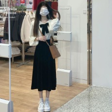 批发已出货 2025新款<b class='q'>大码</b>胖mm设计感蝴蝶结外穿洋气长袖衬衣