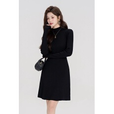 批发已出货 <b class='q'>连衣裙</b>女秋冬新款百搭小个子配大衣针织裙内搭打底裙