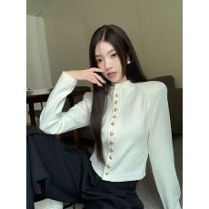 批发已发货 小香风外套女秋气质上衣<b class='q'>修身</b>毛衣长袖短款针织开衫外搭