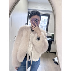 批发已出货 新款韩系仿狐狸毛皮草<b class='q'>短款</b>外套女加棉加厚系带毛毛上衣