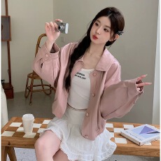 批发已出货 外套女春秋2024新款设计感小众宽松短款夹克