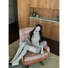 批发已出货 <b class='q'>长袖</b>高领毛衣女秋季温柔甜美千金风宽松显瘦气质外搭上衣