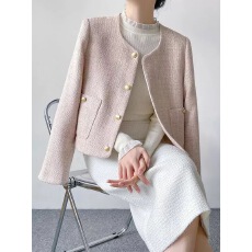 批发已出货 外套女秋季今年流行高定名媛小个子洋气短款上衣潮