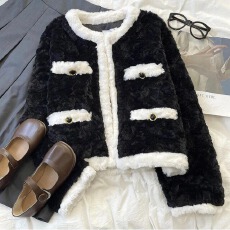 批发已出货 冬季小个子高级感气质名媛加厚保暖上衣棉服