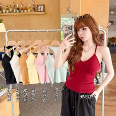 批发已出货 <b class='q'>百搭</b>多色系多巴胺上衣内搭美背