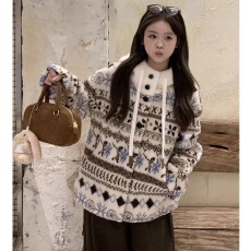 批发已出货 羊羔毛棉服女装2025新款秋冬胖MM宽松显瘦上衣加厚外套