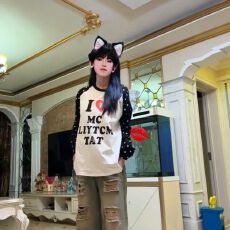 批发已出货 美式<b class='q'>街头</b>时尚百搭长袖T恤女设计感小众印花上衣