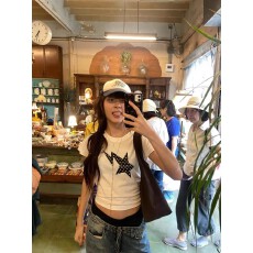 已出货 高弹力新款夏季修身显瘦洋气上衣