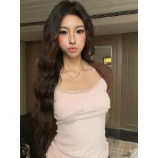 批发已出货 韩系蕾丝吊带背心开衫两件套女